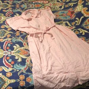 Time and Tru 100% cotton pink eyelet dress!